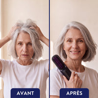 Brosse Chauffante Solane™ · Spéciale Cheveux Courts & Fins